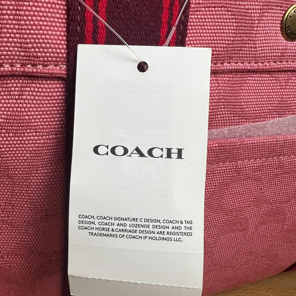 NWT Coach Spin Tote 27 in Taffy Light Pink Crossbody Handbag Purse - Picture 5 of 12